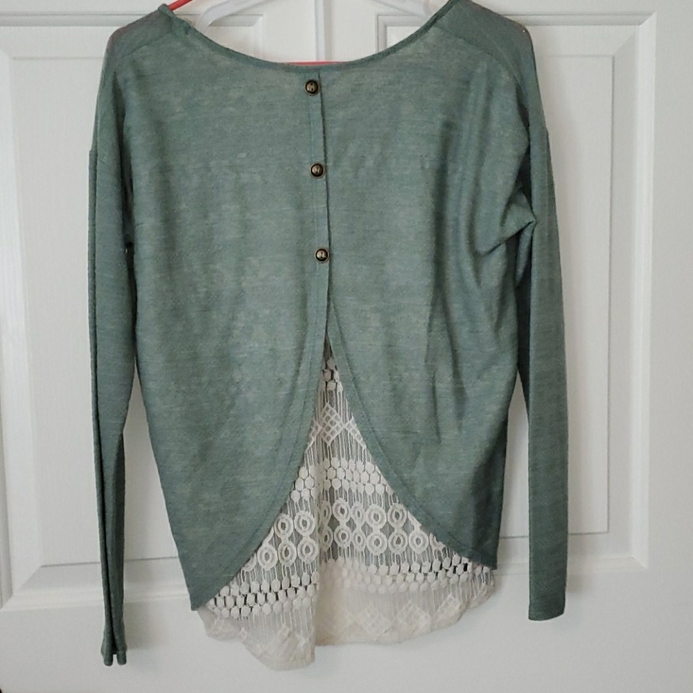 Long Sleeve Lace Top